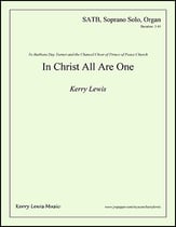 In Christ All Are One SATB choral sheet music cover